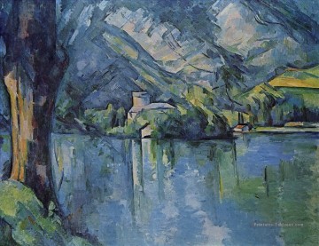 Le Lacd Annecy Paul Cézanne Peinture à l'huile
